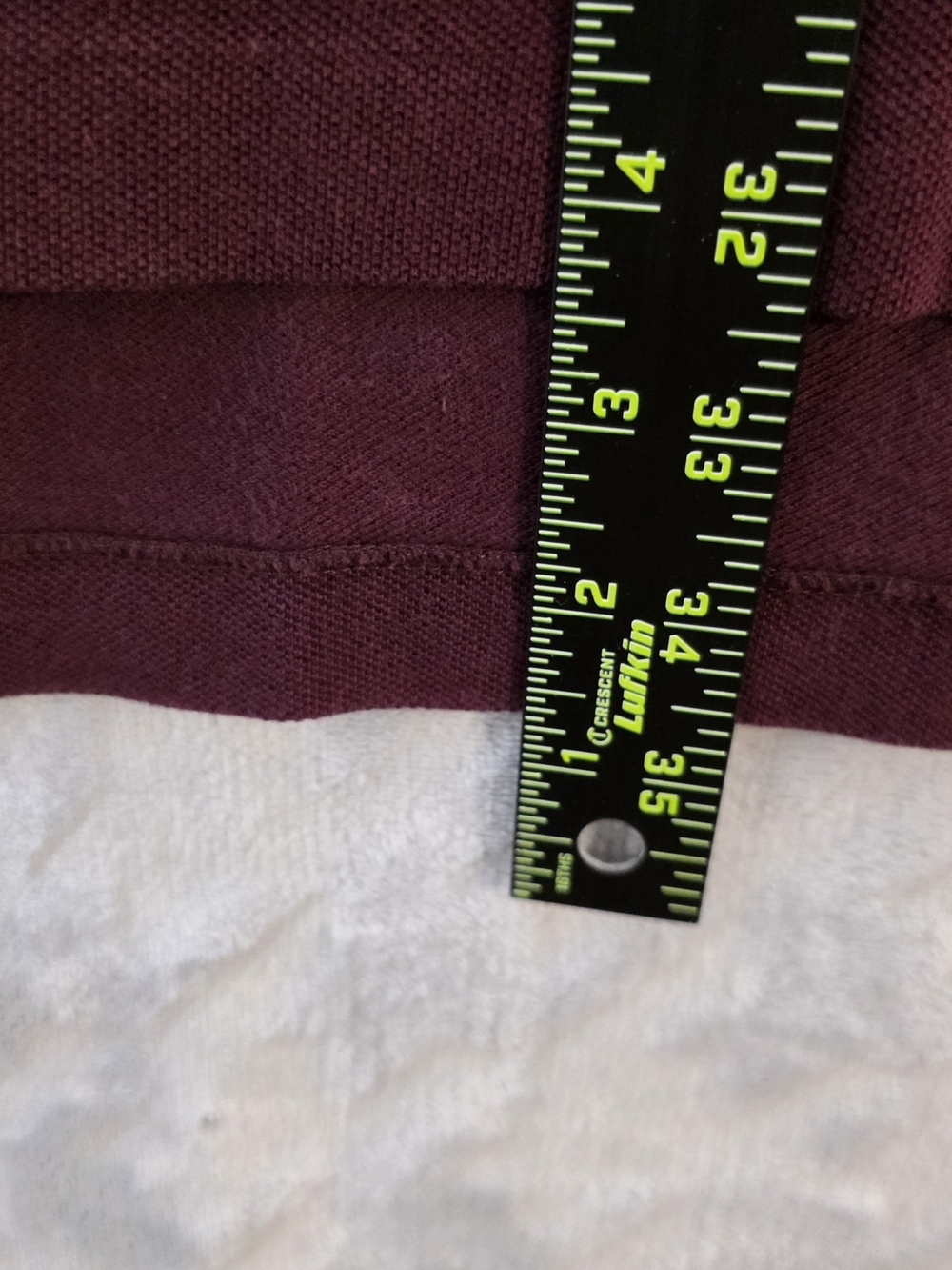 Polo by Ralph Lauren Burgundy Navy Yellow Striped Long Sleeve Polo - Picture 6 of 6